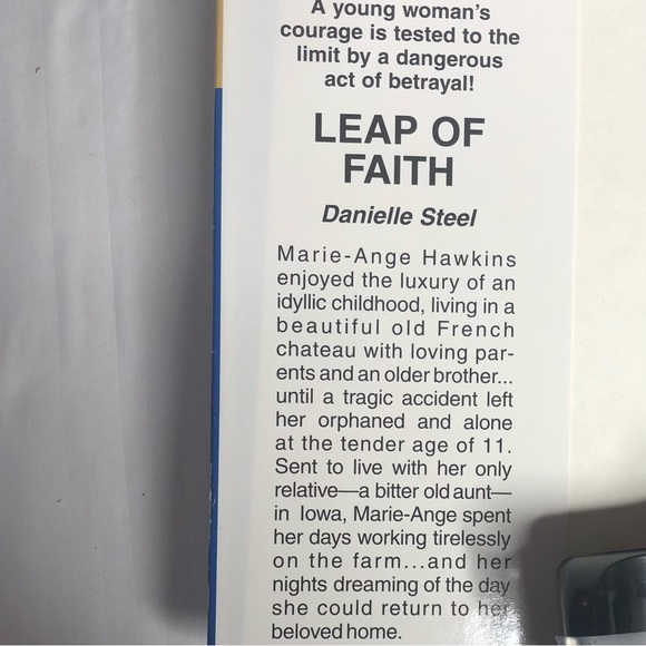 Danielle Steel hardback book Leap Of Faith - Picture 4 of 7